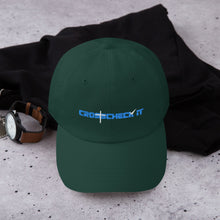 Load image into Gallery viewer, Crosscheck It Dad hat
