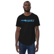 Load image into Gallery viewer, Crosscheck It - Men&#39;s Curved Hem T-Shirt
