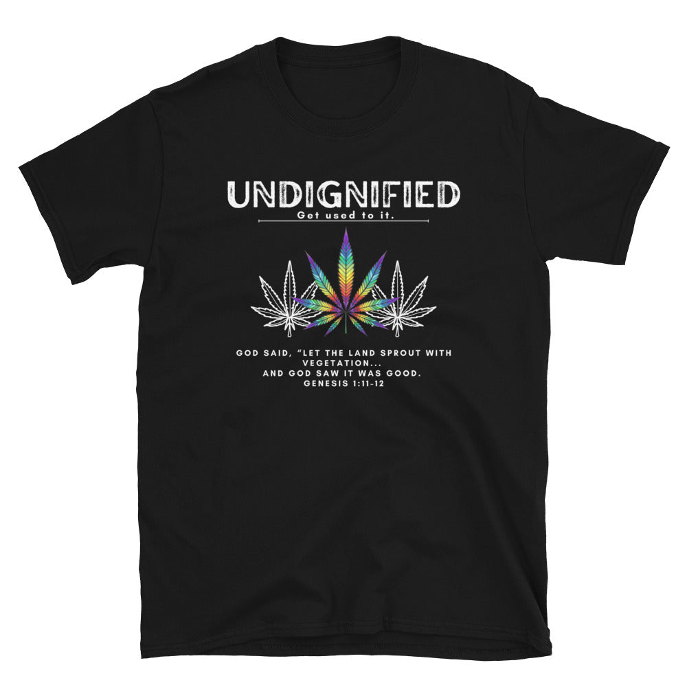 Undignified: Leaves Rainbow - Short-Sleeve Unisex T-Shirt